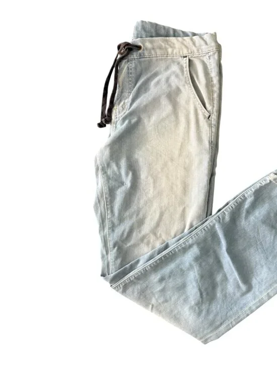 MOTHER The Lazy Daisy Drawstring High Rise Jeans- Straight Leg- Light Wash- 27 - Picture 10 of 14